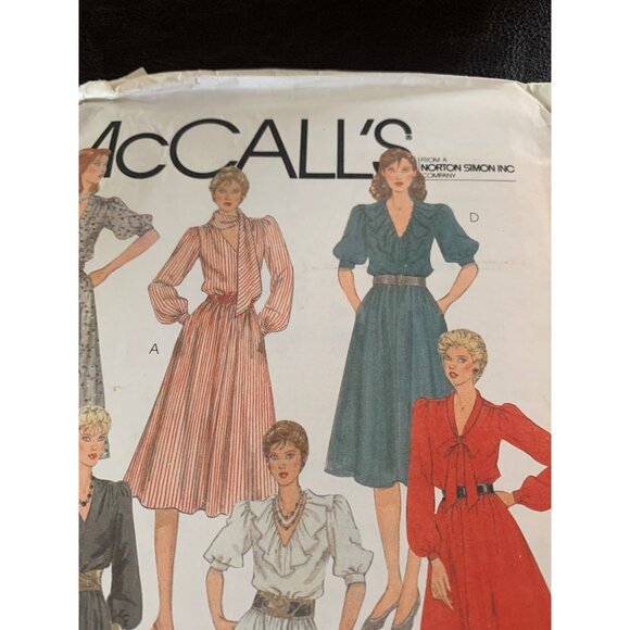McCall's Misses Dress Sewing Pattern Sz 12 8295 - Uncut - Picture 5 of 10